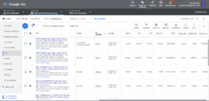 PPC Ads Dashboard of Sapiens IAS
