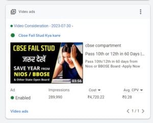 Video Ads of Open Study