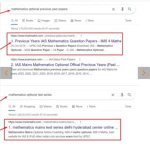 IMS Website SEO Ranking Portfolio Image